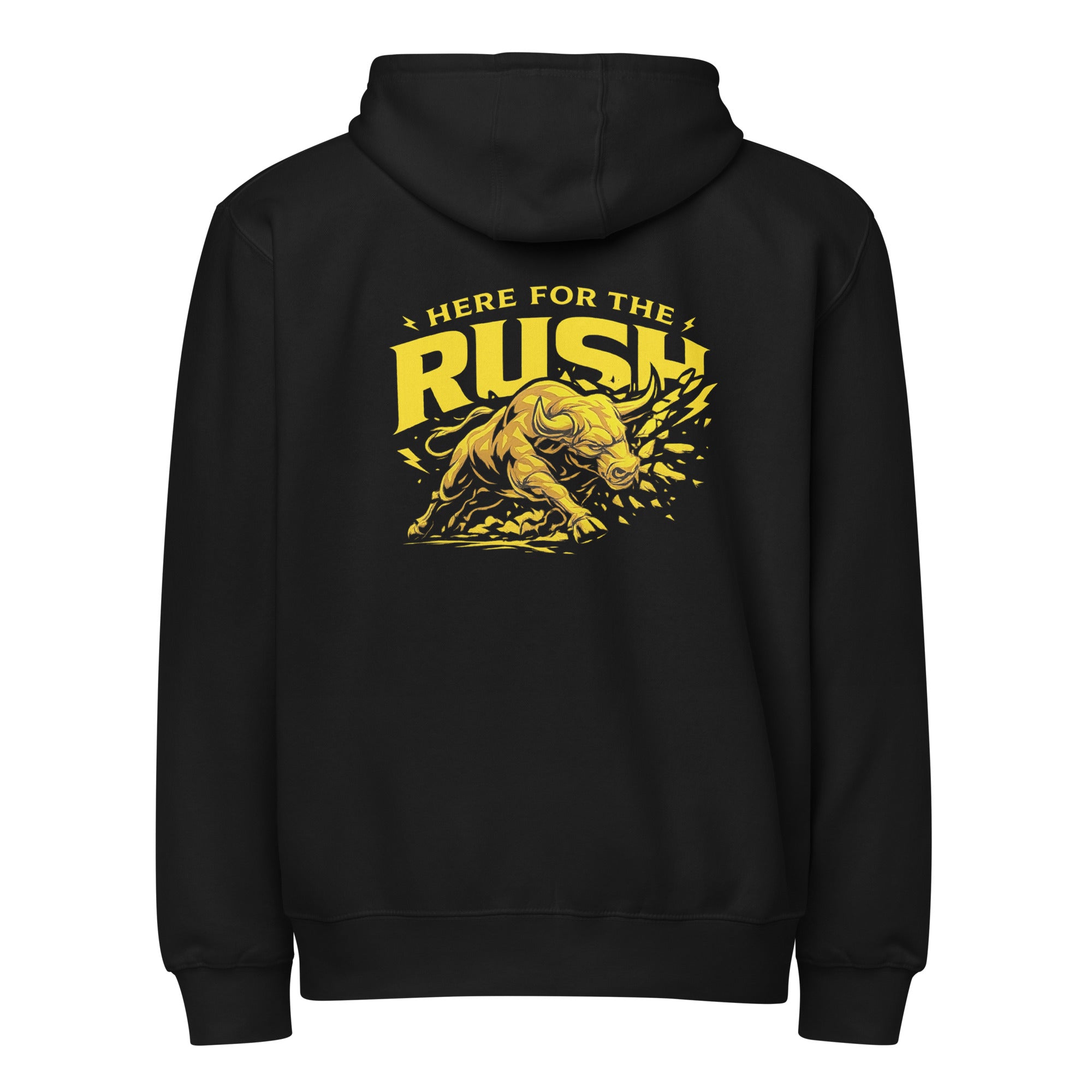 Here for the Rush — Premium full-zip hoodie